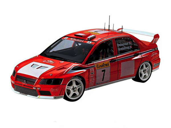 24257 Mitsubishi Lancer Evo VII WRC Tamiya