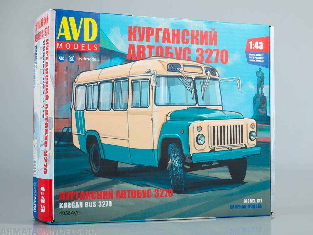 4038AVD Сборная модель КАВЗ-3270 AVD Models