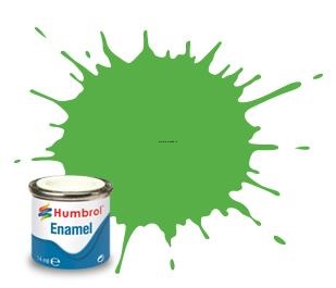 AA7081 Краска эмалевая No 208 Флюоресцентный сигнальный зеленый