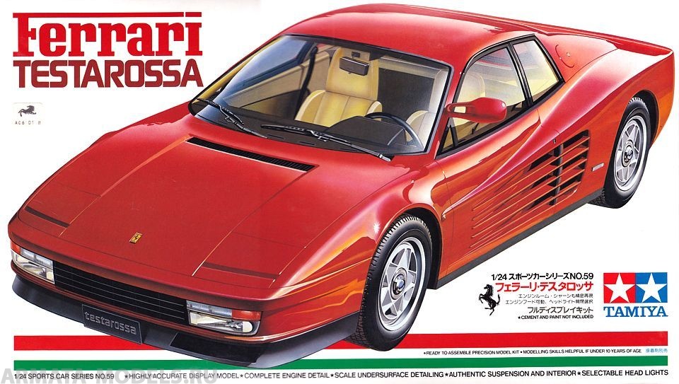 24059T Ferrari Testarossa Tamiya