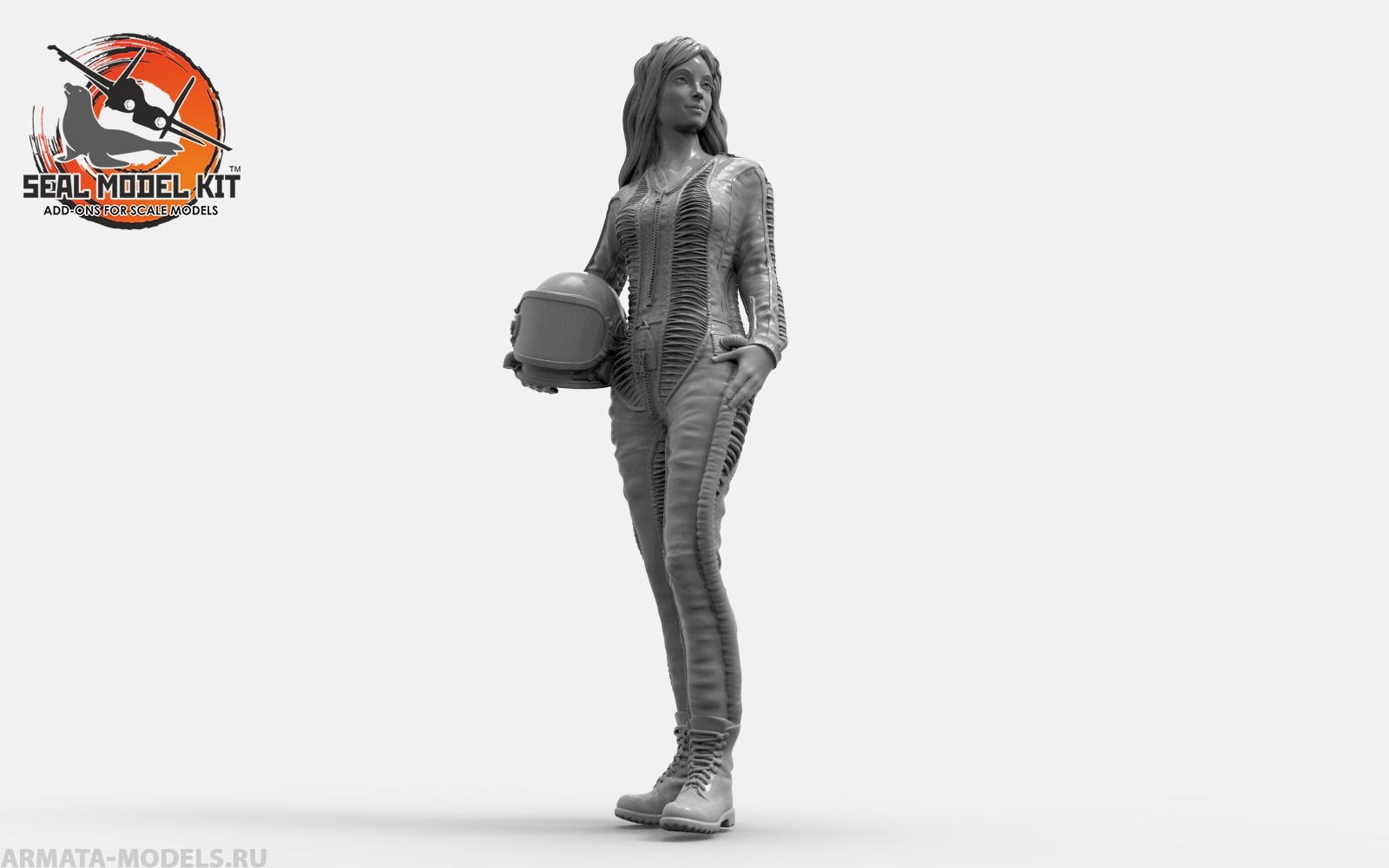 smk72010 Девушка пилот в вкк-6м (Не для свободной продажи)