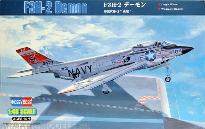 80364 Самолет F3H-2 Demon Hobby Boss