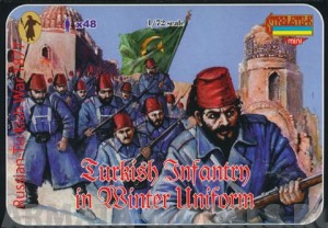 72M066ST Фигуры Turkish Infantry in Winter Uniform 1877 Strelets