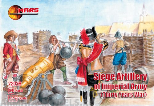 72038MR Фигуры Siege Artillery of Imperial Army 1/72 Mars Mars