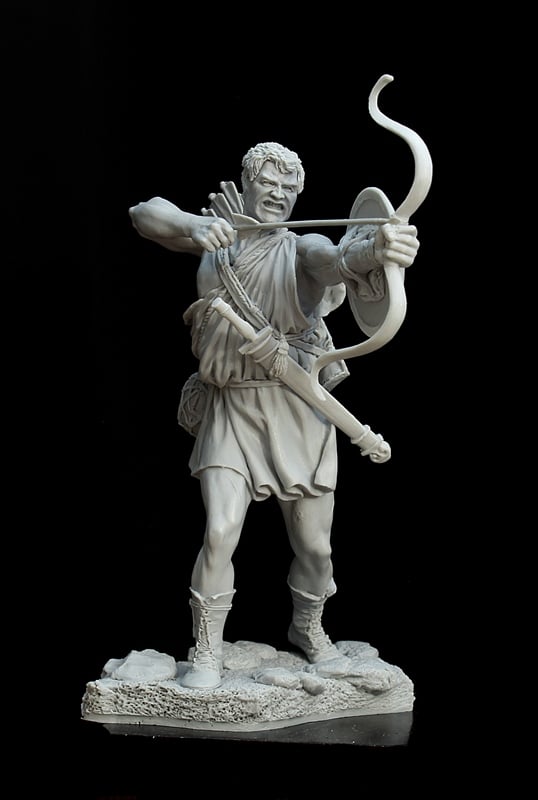 С-75-046 Фигура Ancient greece archer Medieval Forge Miniatures
