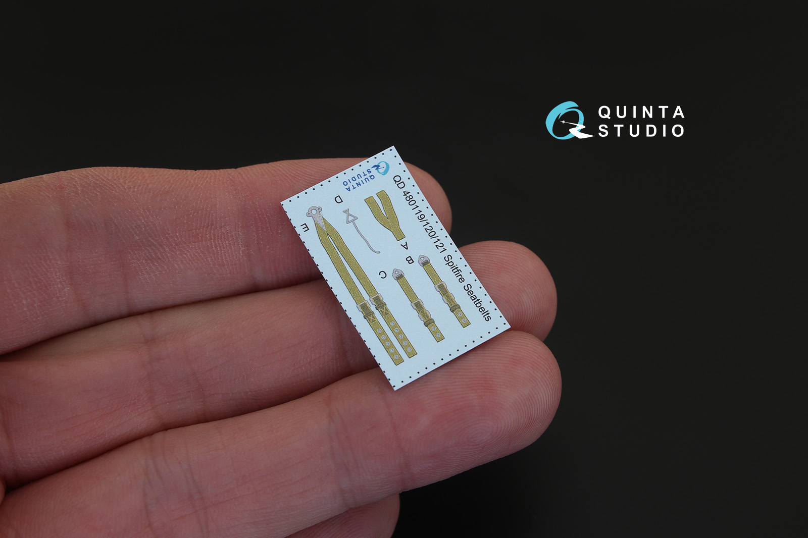 QD48119 1/48 3D Декаль интерьера кабины Spitfire Mk.IX (для модели Eduard) Quinta Studio