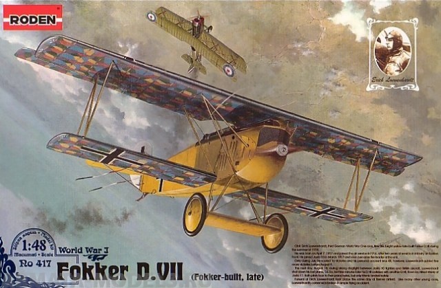 Rod417 Самолёт FOKKER D.VII (FOKKER-BUILT, LATE) Roden