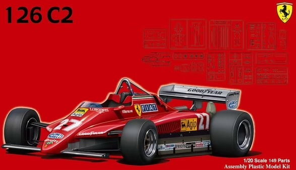 FU09194 Ferrari 126C2 1982 Fujimi
