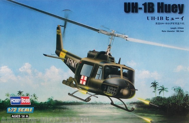87228 Вертолет UH-1B Huey Hobby Boss