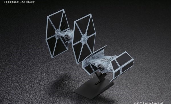 BND-2322883 Star Wars Tie Advanced x1 & Tie Fighter Set Bandai