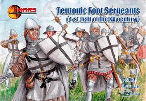72052MR Фигуры Teutonic Foot Sergeants 1/72 Mars Mars