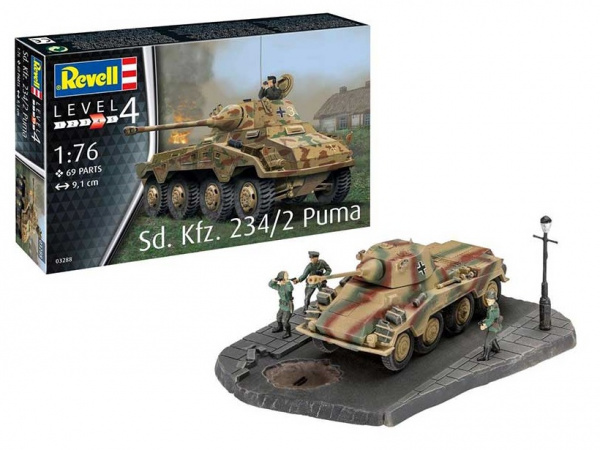 03288RE Бронеавтомобиль Sd.Kfz. 234/2 Puma Revell