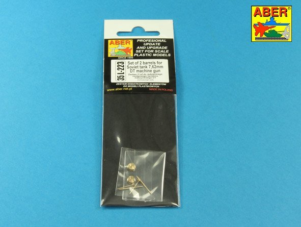 ABR-35-L-223  Дополнения для  Set of 2 barrels for Soviet tank 7,62mm DT machine gun универсальный набор 1/35