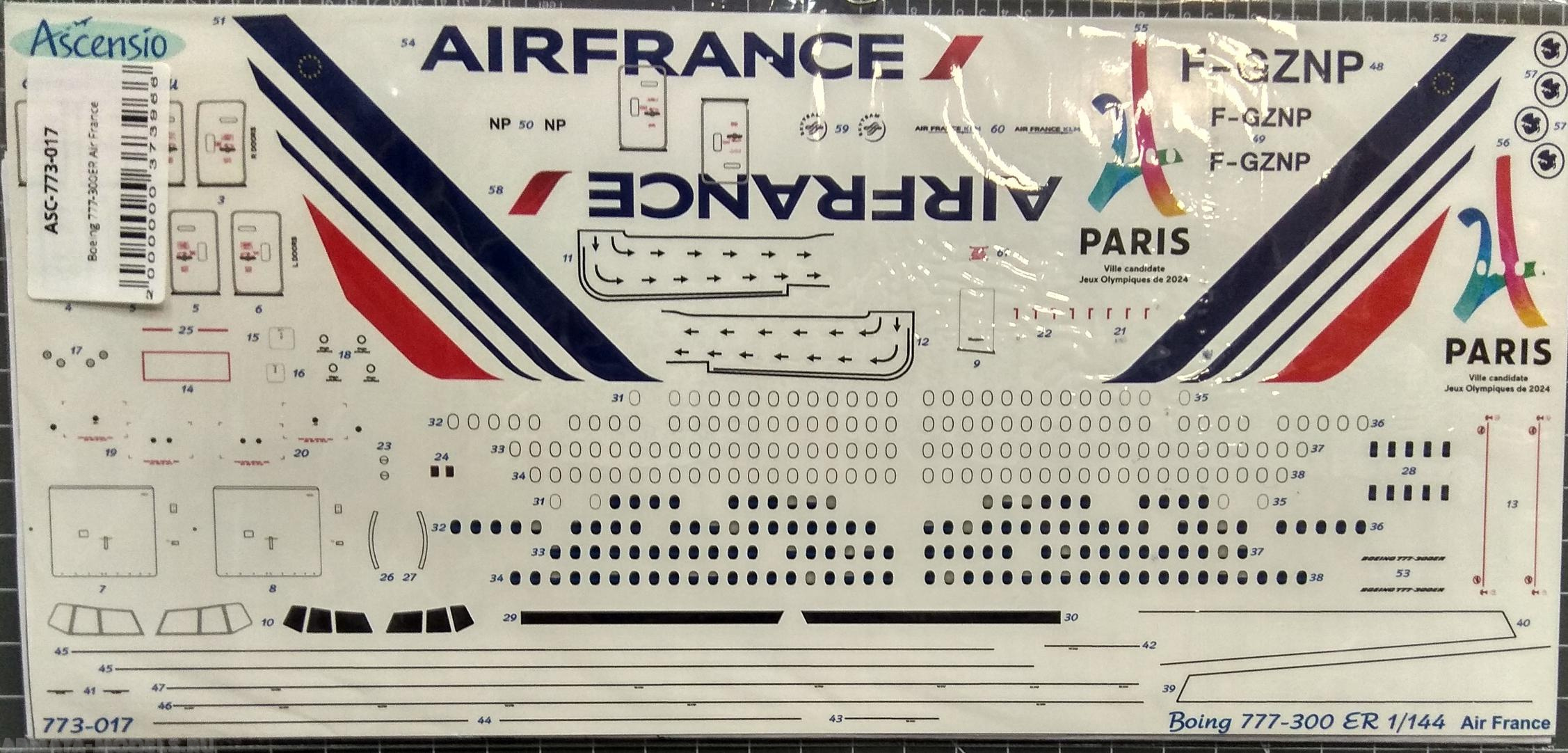 773-017 Boeing 777-300ER Air France