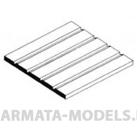 EVG4522 Кровля, шаг 6,3 мм, лист 15х30 см