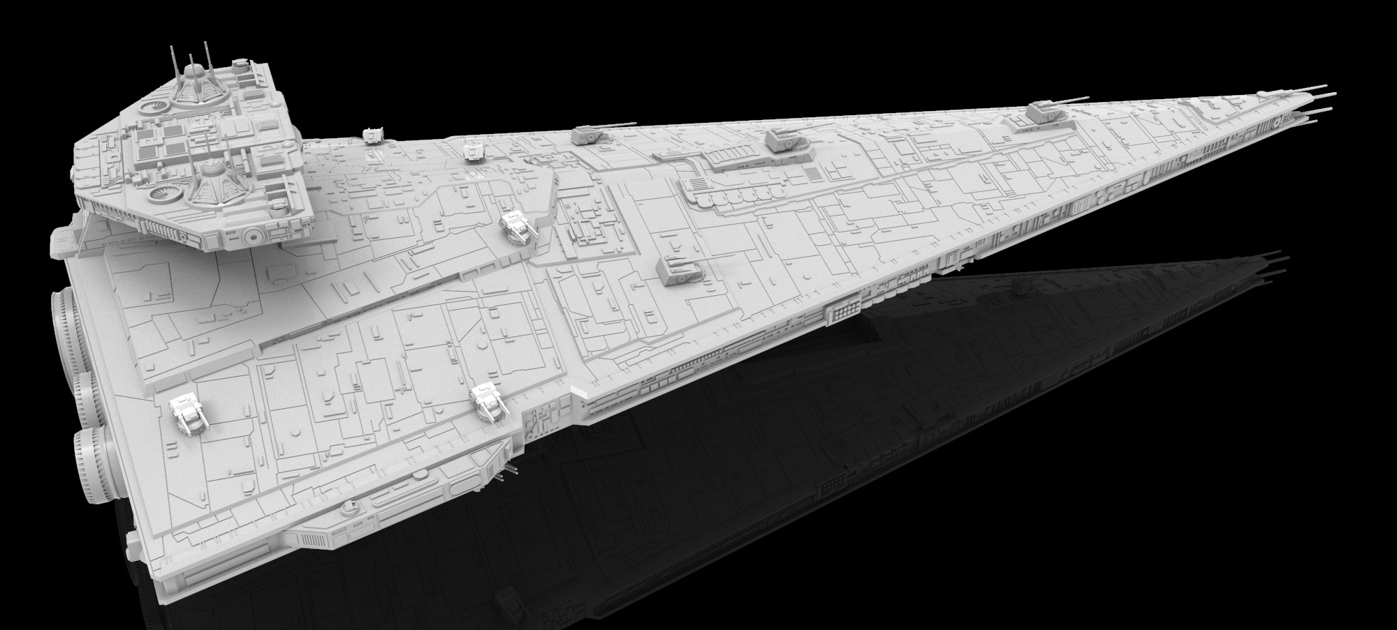 AM2710 Тяжелый имперский крейсер Виндикатор. Звездные войны. Star Wars Arma Models