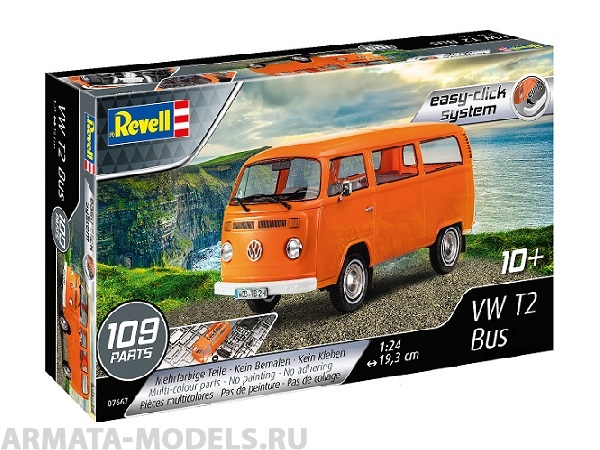 07667RE Микроавтобус Фольксваген T2 Revell