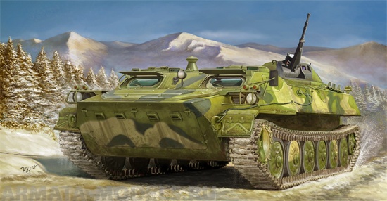05579 БТР советский  МТ-ЛБ 6МА Trumpeter