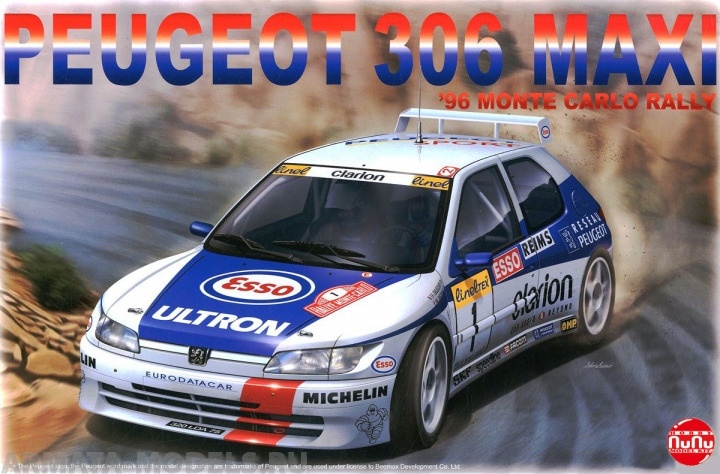 PN24009 Peugeot 306 MAXI '96 Monte Carlo Aoshima