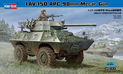 82421 БТР LAV-150 APC 90mm Mecar Gun Hobby Boss