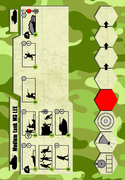 6264 Американский танк Ли Звезда