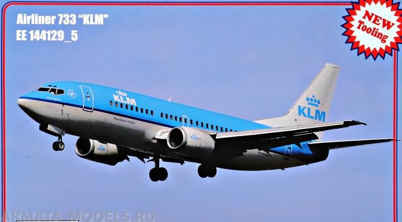 ЕЕ144129_5 Авиалайнер 737-300  KLM Восточный экспресс