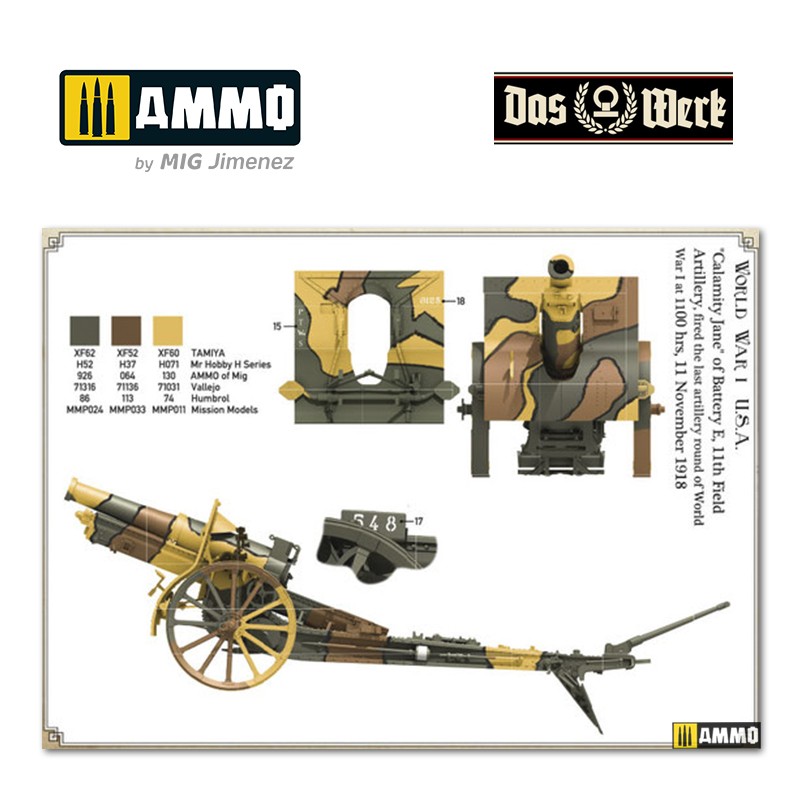 DW35022 Сборная модель French 155mm C17S Howitzer Das Werk