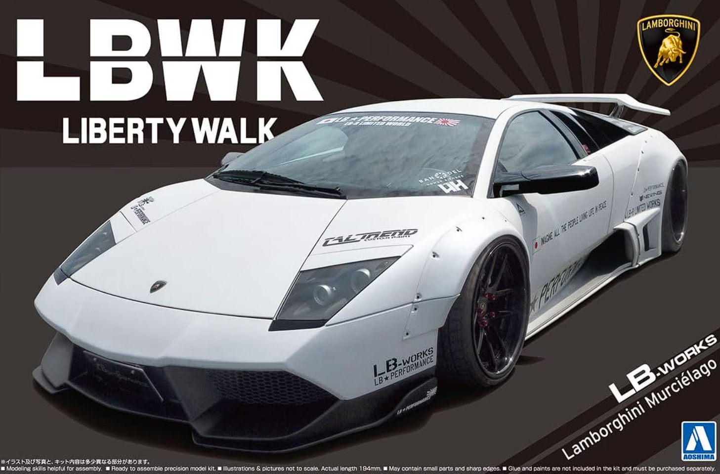 05992 Lamborghini Murcielago LB-Works Ver. 1 Aoshima