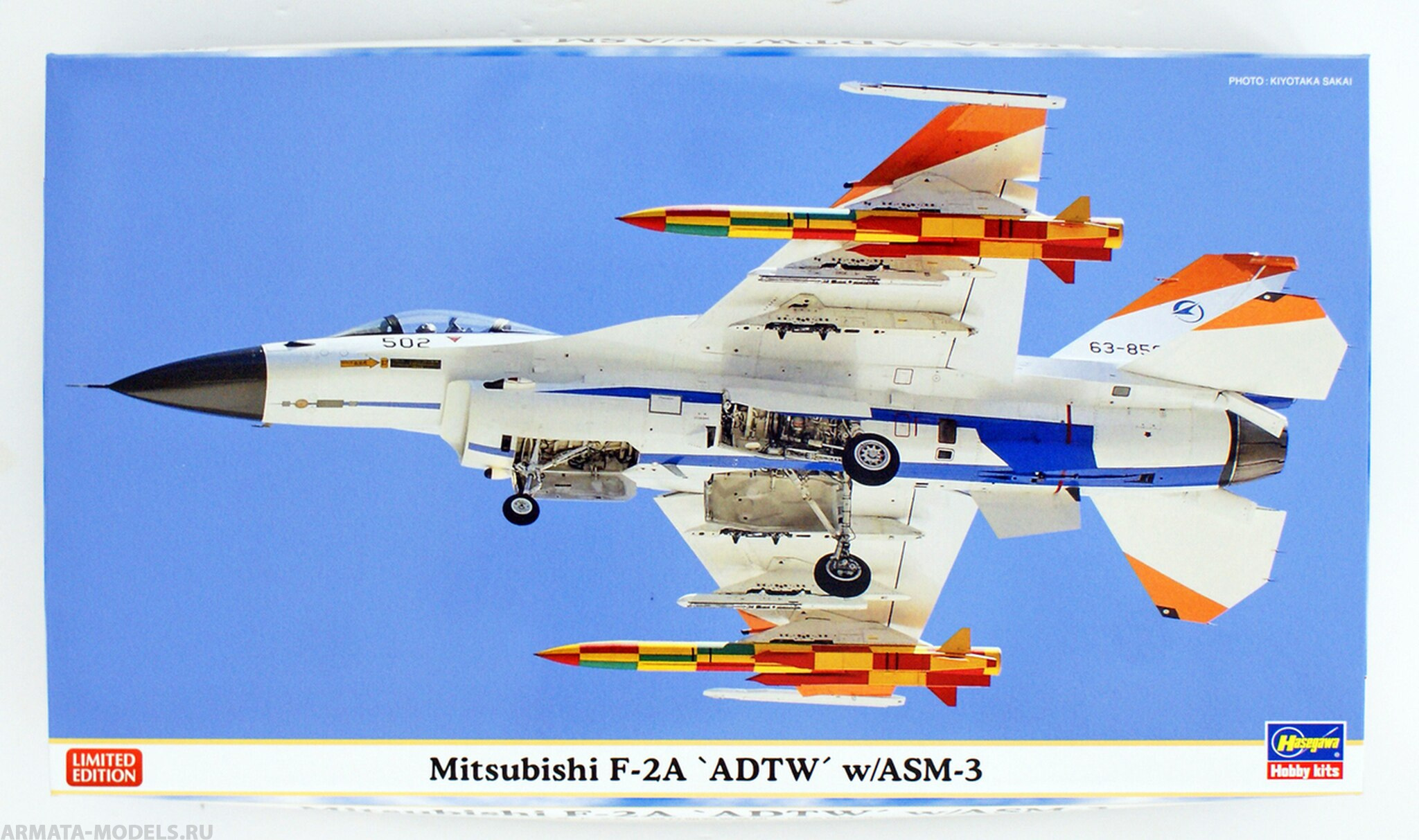 02274 Самолет Mitsubishi F-2A ADTW w/ASM-3 (HASEGAWA) 1/72 Hasegawa