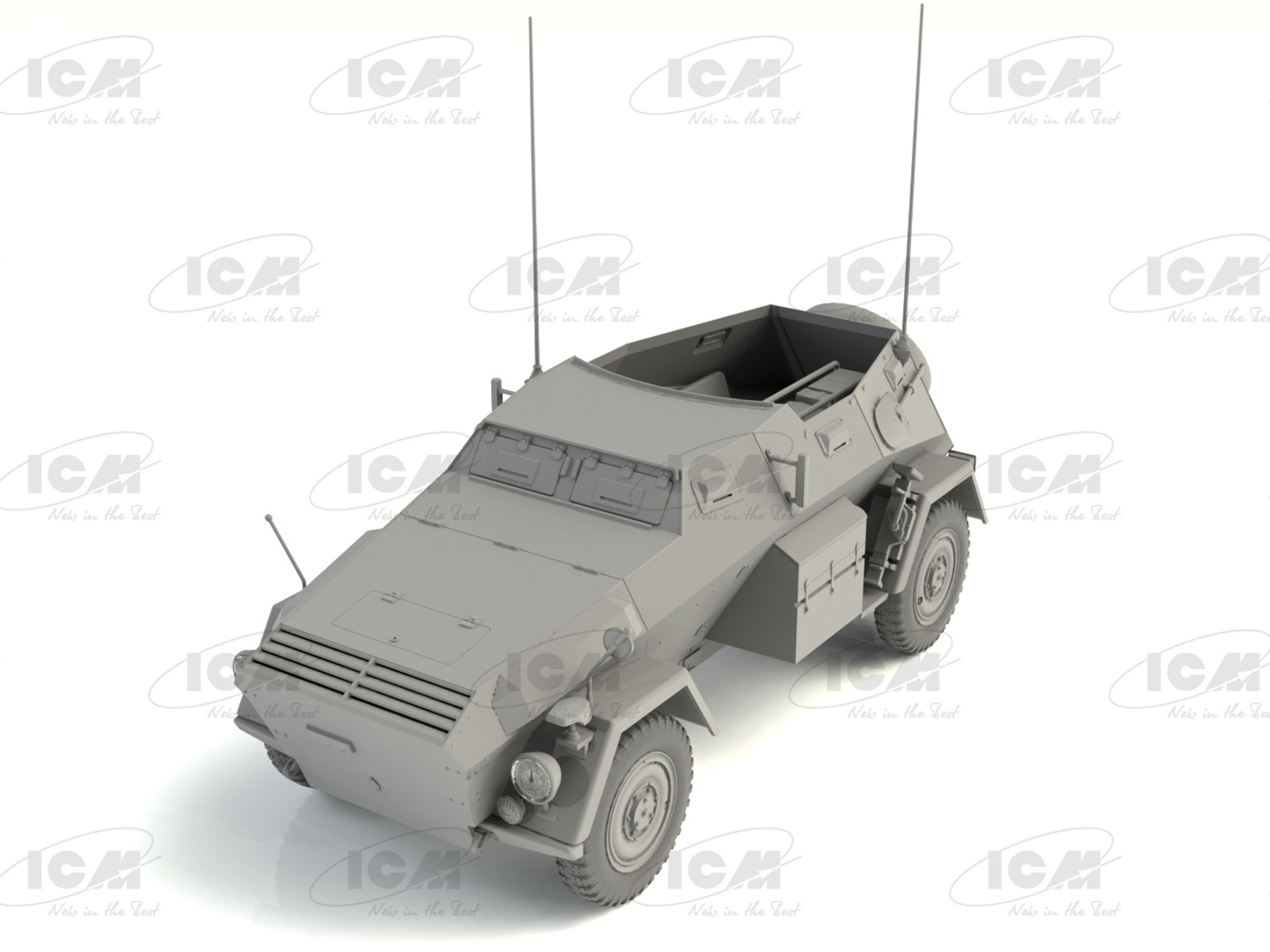 35111 Sd.Kfz. 247 Ausf.B с экипажем ICM