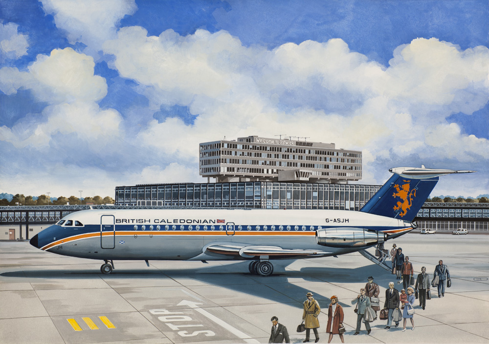 ЕЕ144143_6 Авиалайнер BAC 1-11-200 BUA Восточный экспресс