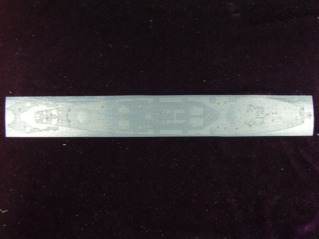 AW20025 Деревянная палуба для USS IOWA BB-61