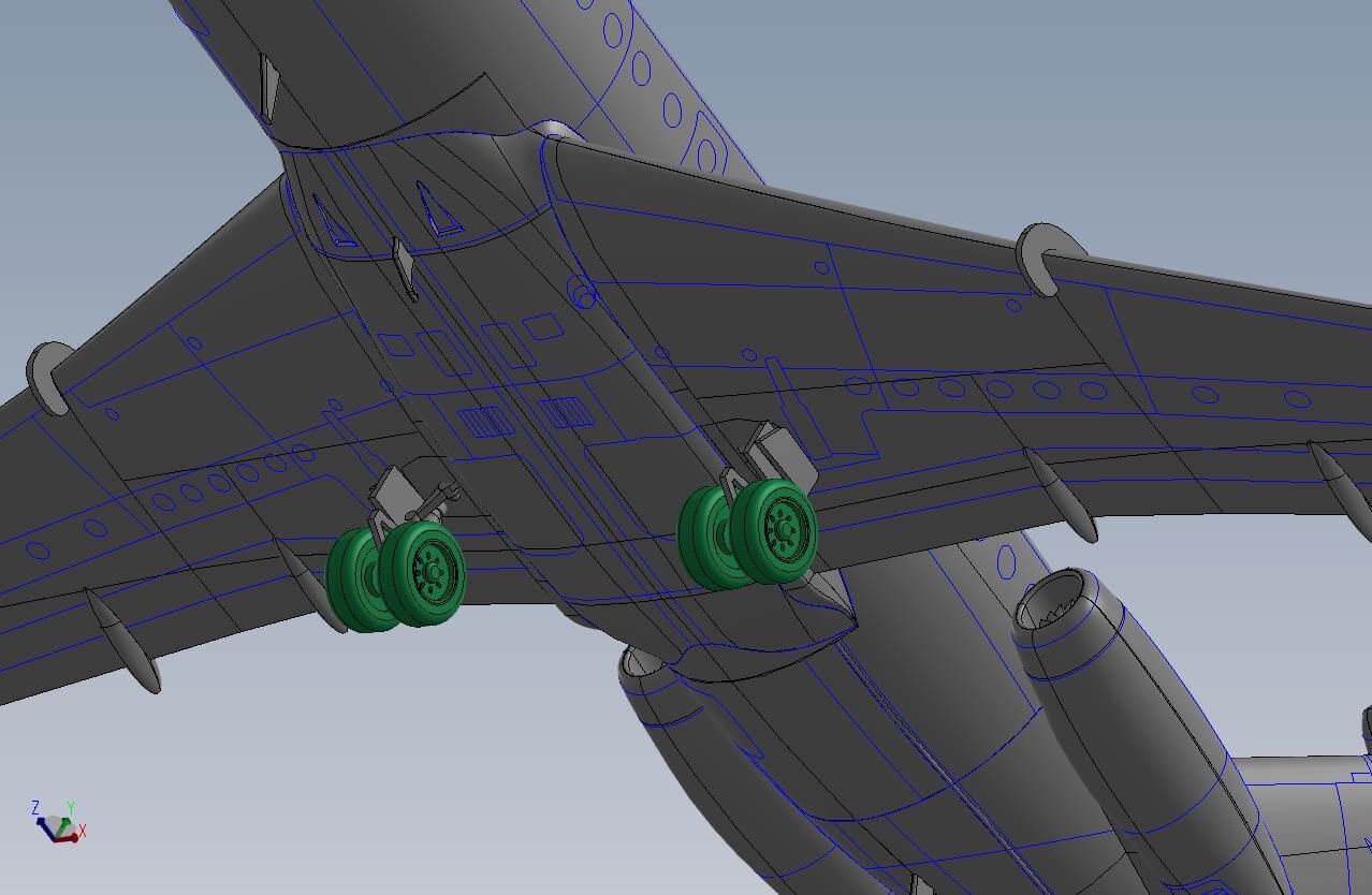 ЕЕ144143_6 Авиалайнер BAC 1-11-200 BUA Восточный экспресс