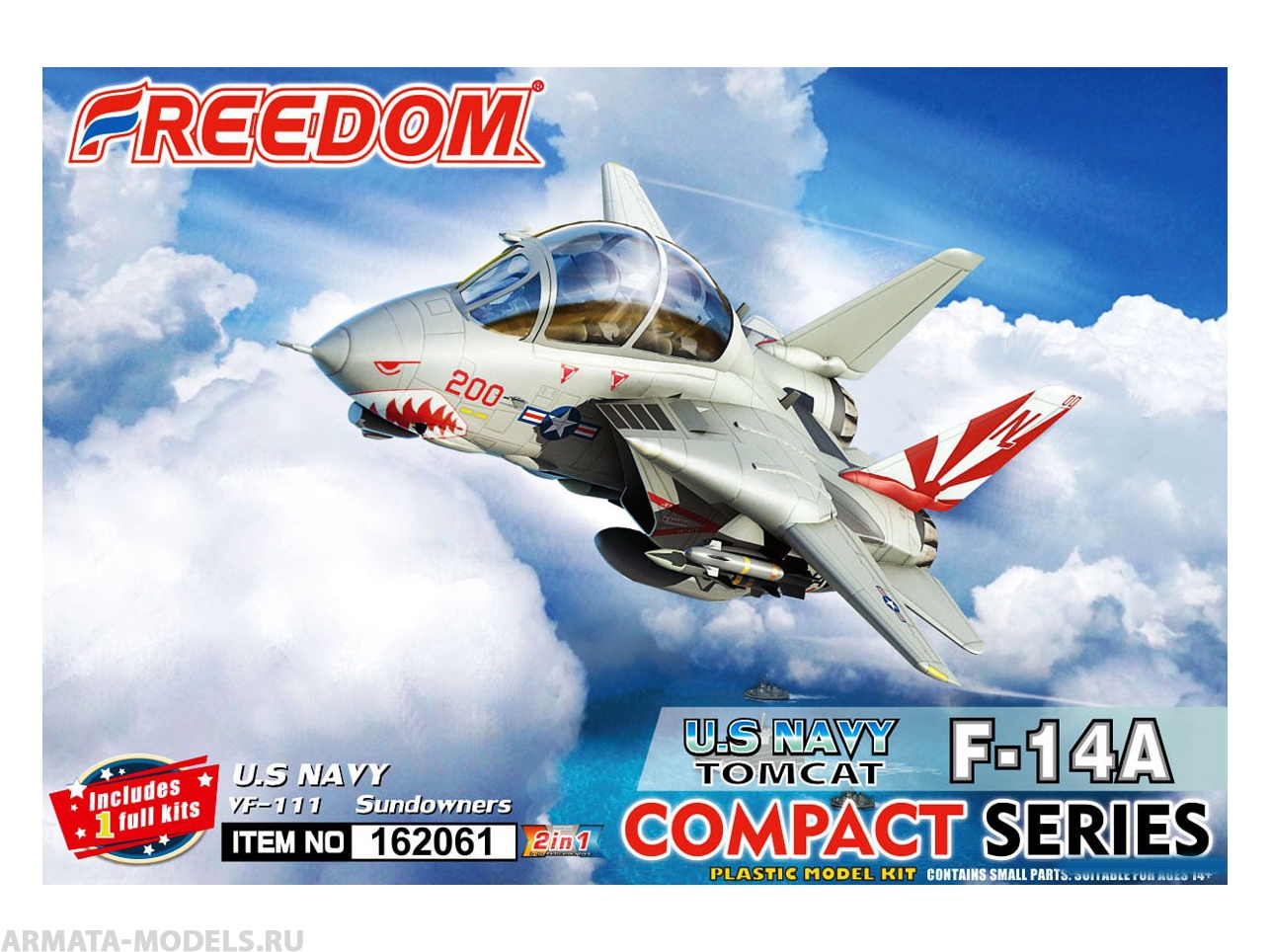 162061-FRE U.S Navy F-14A Tomcat FREEDOM