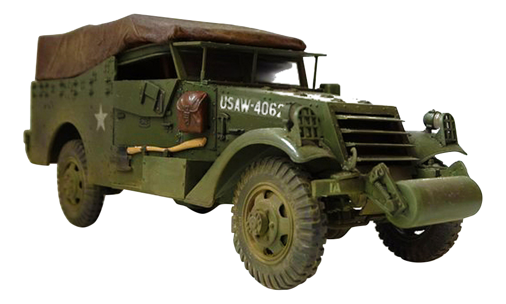 3581 БТР МЗ Скаут с тентом Звезда