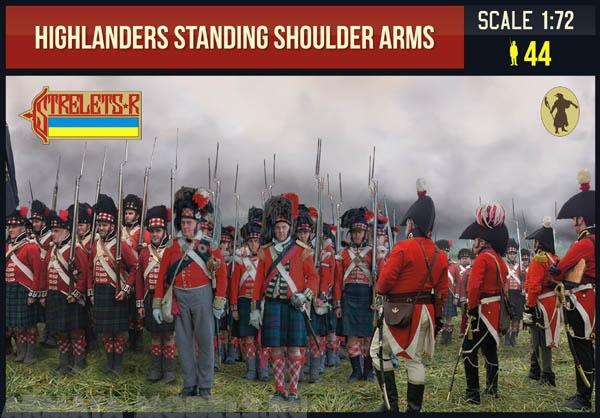 72199ST Фигуры Highlanders Standing Shoulder Arms Strelets