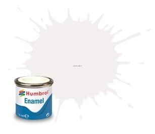 AA0374 Краска эмалевая No 34 Белый - Матовый - Tinlet No 1 (14ml)