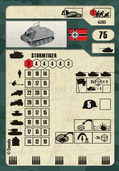 6205 Немецкое штурмовое орудие Звезда