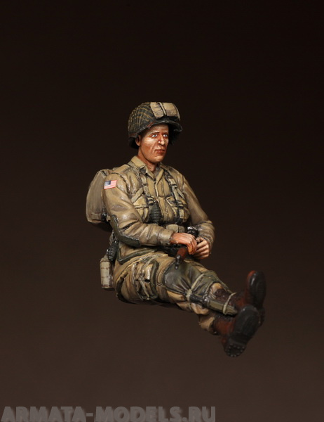 3583SOGA U.S. Army Airborne on Sherman. SOGA Miniatures