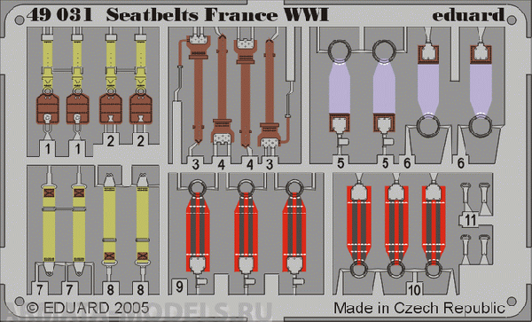 49031ED Seatbelts France WWI