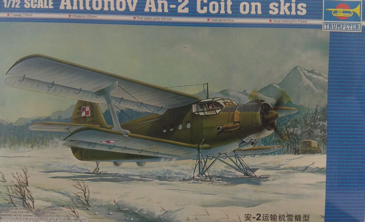 01607P Antonov an-2 Colt on Skis Trumpeter