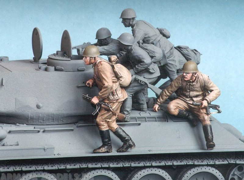 Т-35009 Советская мотопехота, лето 1943-45 гг (2) Tank