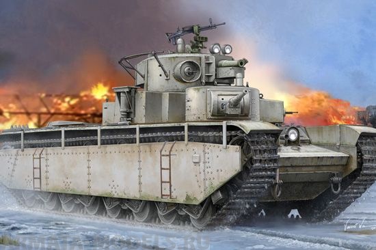 83842 Танк Soviet T-35 Heavy Tank - Before 1938 Hobby Boss
