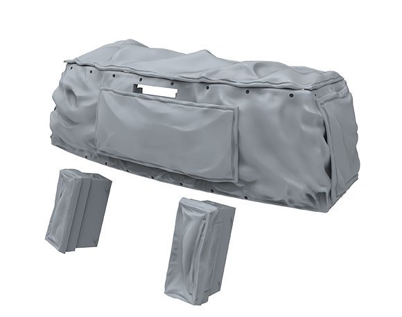 SPS-065 1/35 Israel Main Battle Tank Magach 6B GAL BATASH Fully Loaded Rear Basket & Closed Smoke