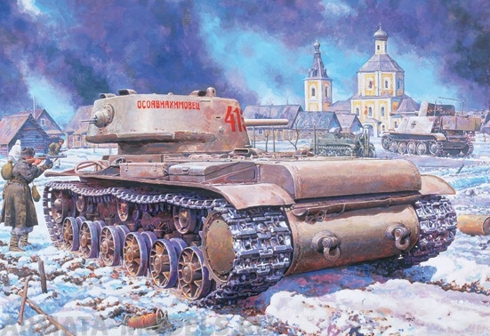 ЕЕ35120 КВ-1 обр.1942 ранняя версия Тяжелый танк Восточный экспресс