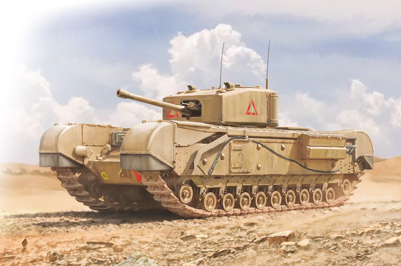 7083ИТ Танк Churchill Mk. III Italeri