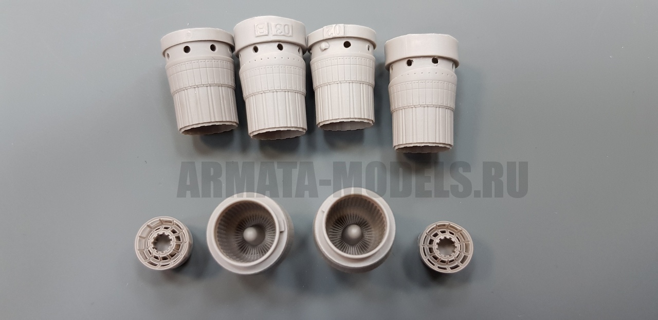 AM7227 Сопла для Су-35С Hasegawa 1/72