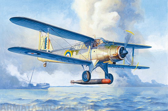 02880P Fairey Albacore Torpedo Bomber Trumpeter