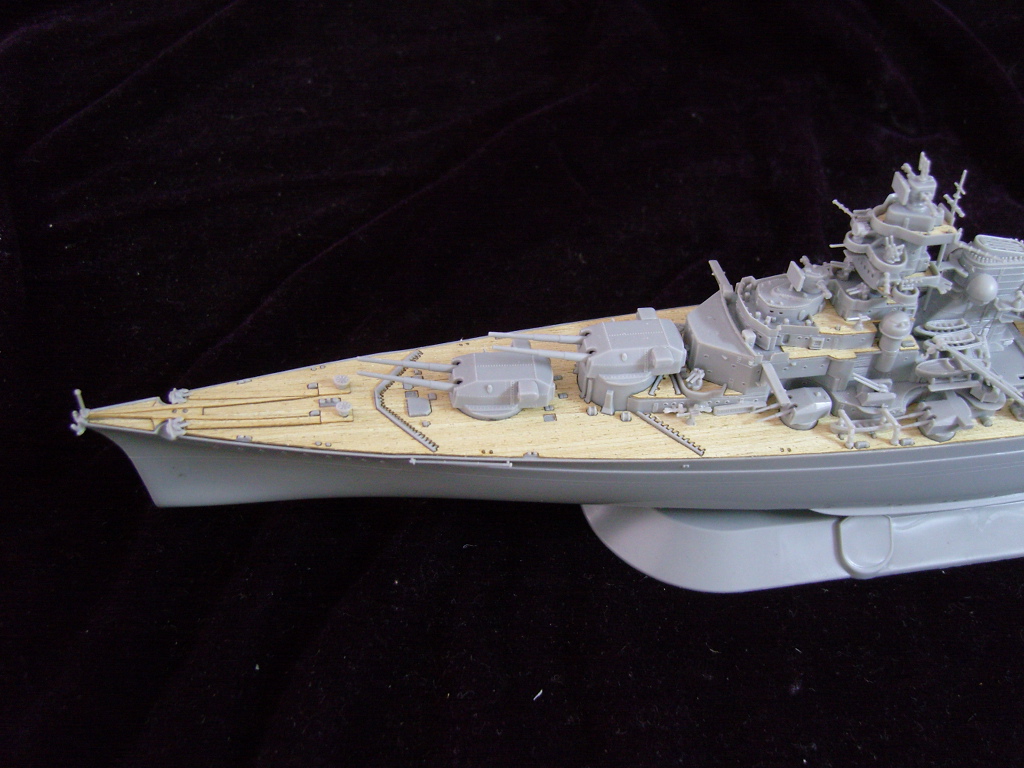 AW20001 Деревянная палуба для DKM Bismarck