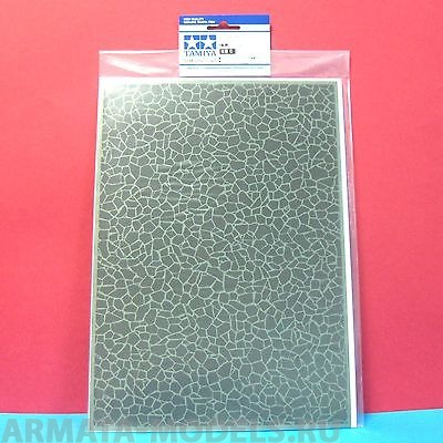 87167T Материал для диорам на бумажной основе,  булыжная мостовая (крупная), размер А4 (297х210мм). Может краситься эмалевыми и акриловыми красками